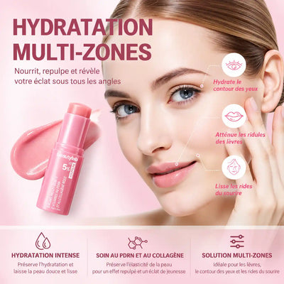 PDRN Pink Collagen Volume Multi Balm, Volufiline Stick 2PCS,Collagen Plump — immagine localizzata 2 (Français)